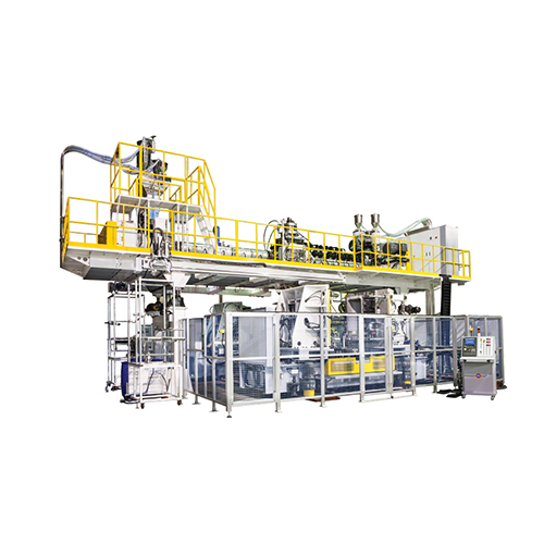 Co-Extrusion 3 Layer, Double Station Blow Moulding Machine