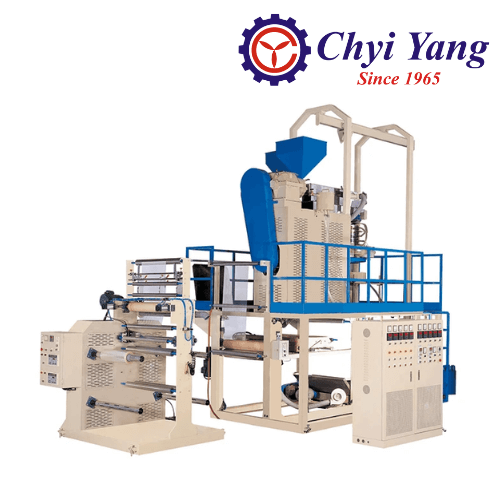 WATER COOLING DOWNSTREAM 2-LAYER CO-EXTRUSION BLOWN FILM MACHINE