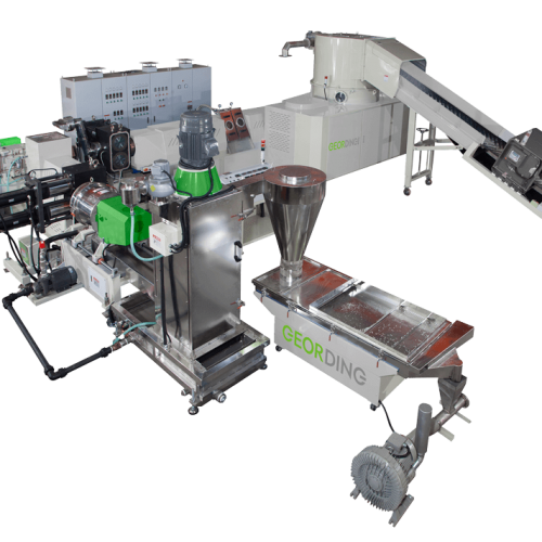 3IN1 Two Stages Die-Face Cutting Recycling & Pelletizing Machine