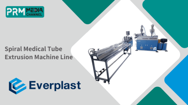 Medical spiral tube extrusion machine line (double output ) | Everplast