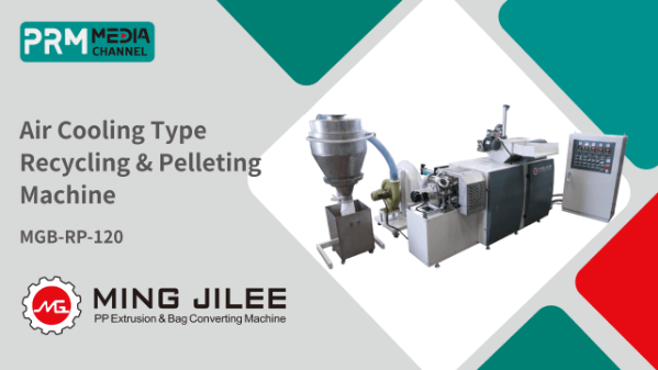 Air Cooling LD/HDPE Recycling Machine, MGB-RP-120 - MING JILEE