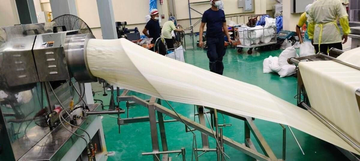 the extrusion machine from Sino alloy can be applied in the food industry.