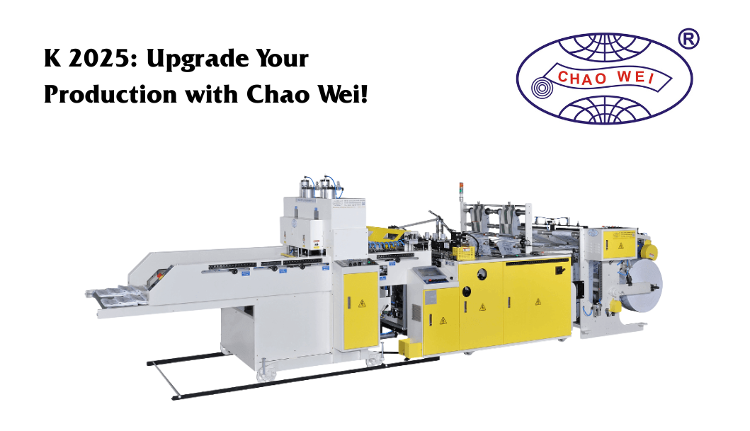 With just 60 days until K 2025, the world's leading trade fair for plastics and rubber. We're excited to announce our 10th consecutive year of participation; Chao Wei Plastic Machinery Co., Ltd have been a proud nine-time exhibitor for previous K shows. And this year, our International representatives, Mr. Chris and Ms. Irene, will be in Düsseldorf, Germany to meet you.